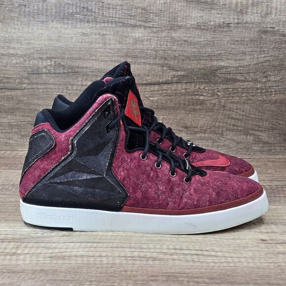 Nike LeBron 11 Lifestyle Red Cork Men\'s Size 11 Red Black Sneakers (616766-601) main image 8